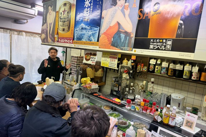 Tour gastronomico di Osaka con piatti e bevande locali nel quartiere di Shinsekai, foto 14 | wizardtrip