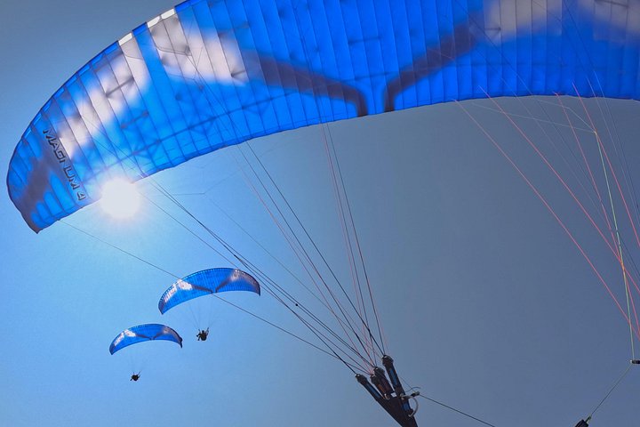 Tandem paragliding-flytur over den naturskjønne Stubai-dalen nær Innsbruck, Østerrike, foto 6 | wizardtrip