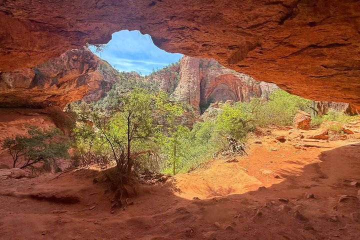 Small group tour exploring the stunning red rock canyons and scenic trails of Zion National Park from Las Vegas, photo 23 | wizardtrip
