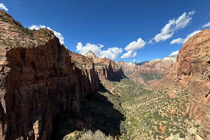 Small group tour exploring the stunning red rock canyons and scenic trails of Zion National Park from Las Vegas, photo 25 | wizardtrip