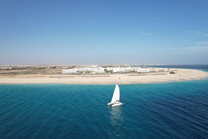 Goditi una crociera in catamarano di mezza giornata lungo la costa dell'isola di Sal, Capo Verde, con nuoto e snorkeling, foto 19 | wizardtrip
