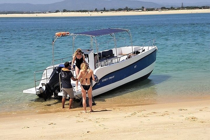 Excursion en bateau dans le parc naturel de Ria Formosa à Faro, Portugal, visitant ses magnifiques îles, photo 30 | wizardtrip