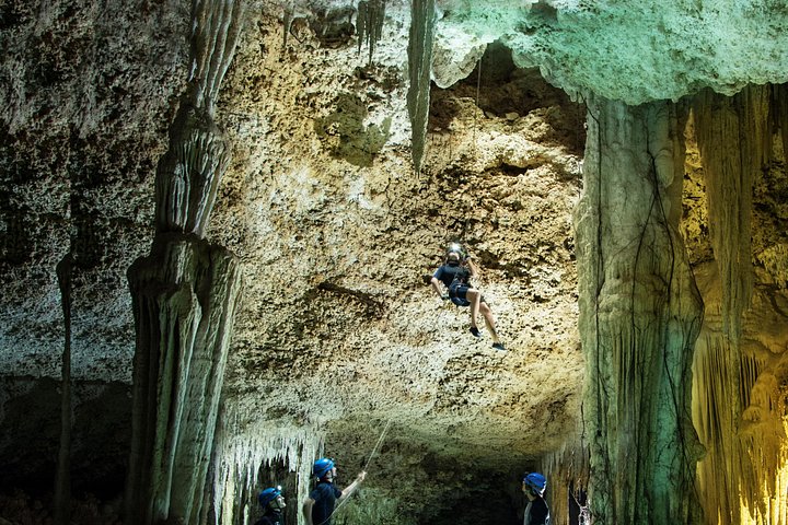 Opplev Rio Secreto Plus-turen i Playa del Carmen, Mexico, med ziplines, rappellering og utforskning av underjordiske elver, foto 7 | wizardtrip