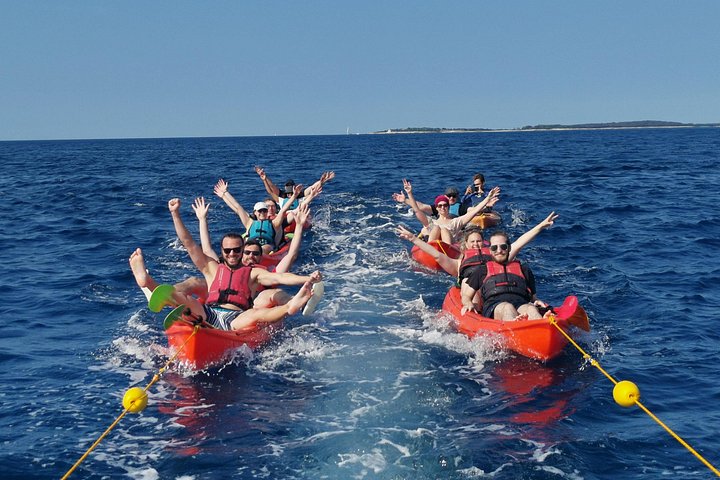 Aventura de caiaque e snorkeling explorando grutas marinhas e a costa selvagem de Pula, Croácia, foto 14 | wizardtrip
