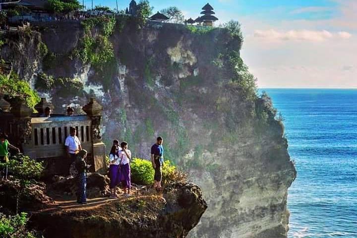 Zonsondergang Kecak dansvoorstelling bij de Uluwatu Tempel, Bali, foto 30 | wizardtrip