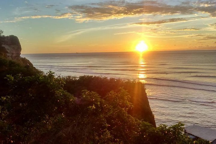 Zonsondergang Kecak dansvoorstelling bij de Uluwatu Tempel, Bali, foto 41 | wizardtrip