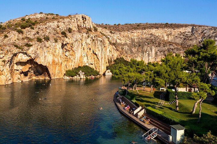 Privétour naar het thermaal spa Meer van Vouliagmeni en de Tempel van Poseidon nabij Athene, Griekenland, foto 16 | wizardtrip