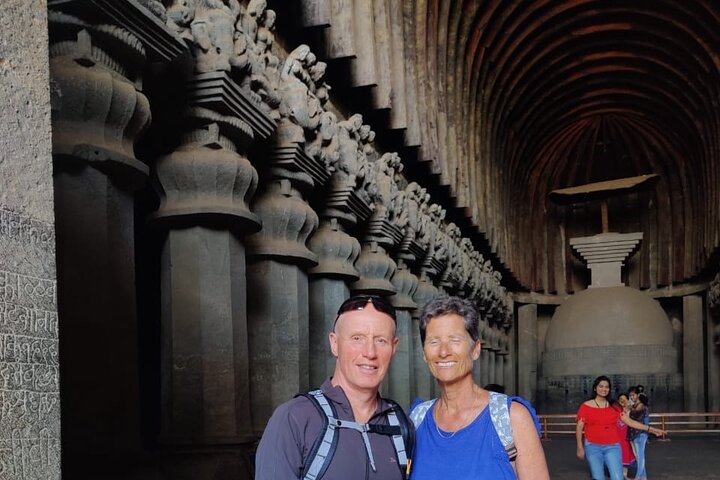 Verken de oude, uit rotsen gehouwen tempels van de Elephanta grotten tijdens een privétour met gids vanuit Mumbai, India, foto 19 | wizardtrip