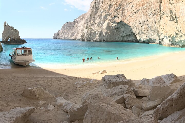 Boottocht naar Zakynthos' Shipwreck Beach en Blauwe Grotten met zwemstops, foto 7 | wizardtrip