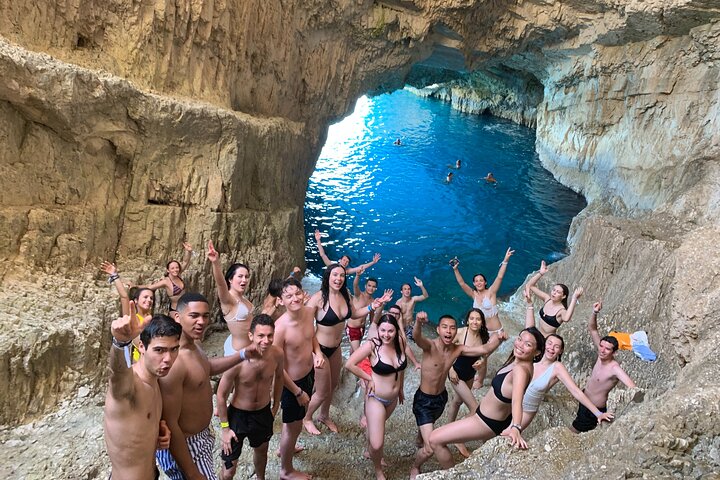 Boottocht naar Zakynthos' Shipwreck Beach en Blauwe Grotten met zwemstops, foto 8 | wizardtrip