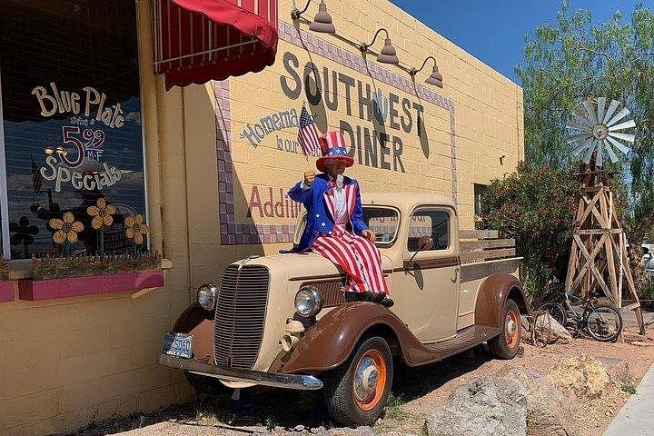 Small group tour visiting Red Rock Canyon, Seven Magic Mountains, Nelson Ghost Town, Boulder City, Hoover Dam, and Lake Mead from Las Vegas, photo 13 | wizardtrip