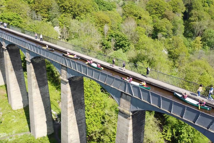Kanoeventyr på Pontcysyllte-akvædukten i Llangollen, Wales, foto 3 | wizardtrip