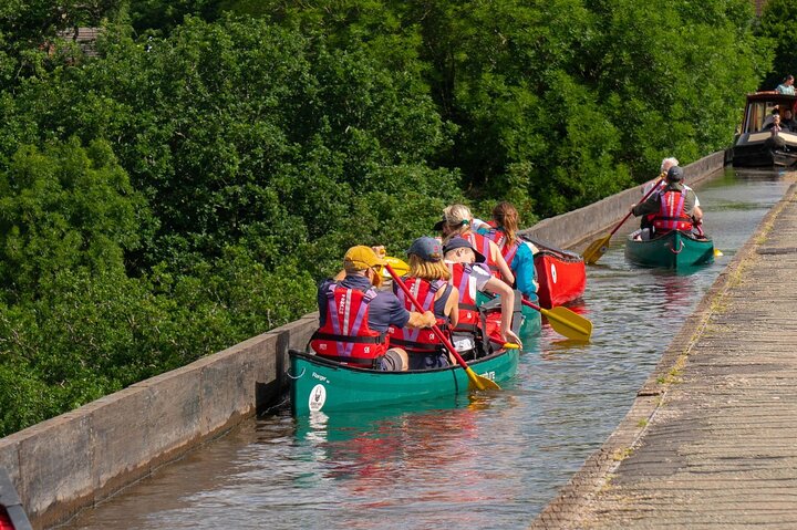Kanoeventyr på Pontcysyllte-akvædukten i Llangollen, Wales, foto 7 | wizardtrip