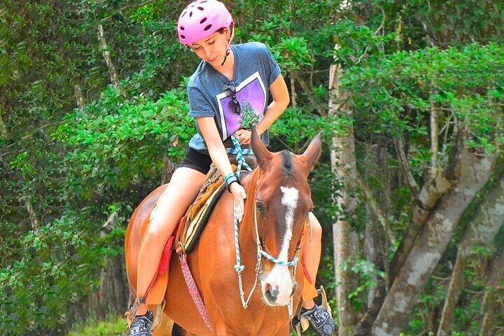Passeio de aventura na selva de Cancun com quadriciclos, tirolesas, passeios a cavalo e mergulho em cenote, foto 13 | wizardtrip