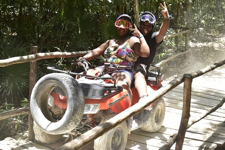 Passeio de aventura na selva de Cancun com quadriciclos, tirolesas, passeios a cavalo e mergulho em cenote, foto 21 | wizardtrip
