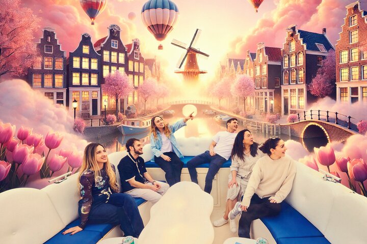 Crociera sui canali "smoke-friendly" su una barca di lusso ad Amsterdam, con vista sui canali e sulla città, foto 6 | wizardtrip