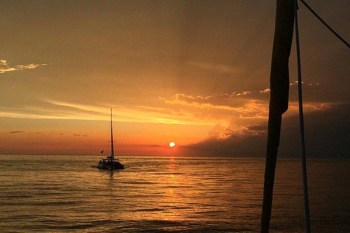 Genießen Sie eine romantische Sonnenuntergangs-Delfin-Segeltour auf einem Katamaran in Panama City Beach, Foto 12 | wizardtrip