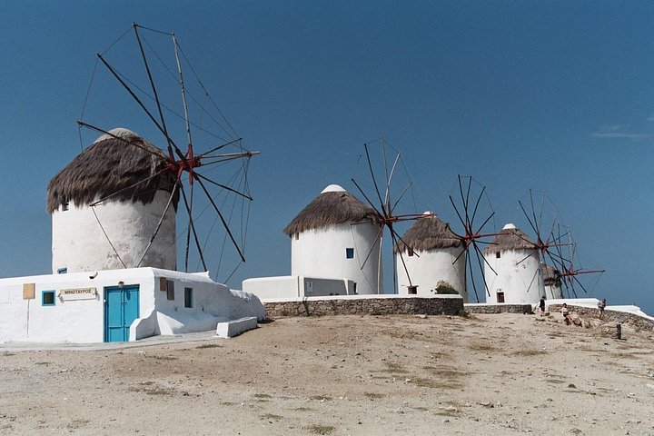 Mykonos ø-rundtur med vindmøller, Lille Venedig, strande og traditionelle landsbyer, foto 9 | wizardtrip