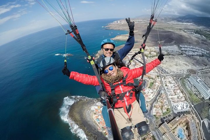 Paragliding Flight Biplaza Tenerife South | wizardtrip