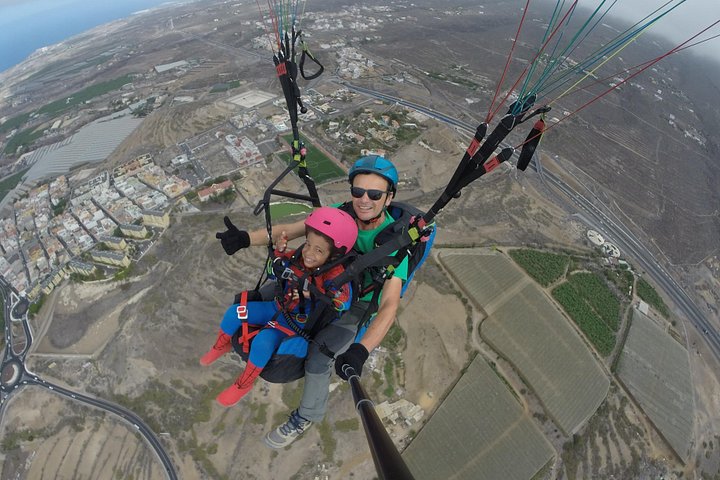 Vol en parapente biplace au-dessus des paysages pittoresques de Tenerife, Espagne, photo 20 | wizardtrip