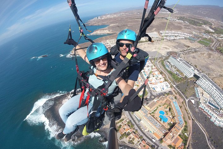 Vol en parapente biplace au-dessus des paysages pittoresques de Tenerife, Espagne, photo 25 | wizardtrip