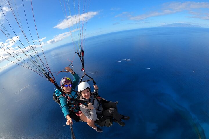 Vol en parapente biplace au-dessus des paysages pittoresques de Tenerife, Espagne, photo 41 | wizardtrip