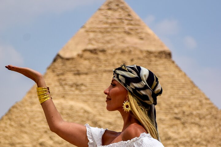 Fly til Kairo: Utforsk Pyramidene & Valgfritt Besøk til Tutankhamons Maske | wizardtrip