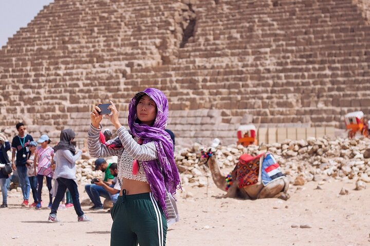 Heldagstur fra Hurghada til Cairo med udforskning af pyramiderne, Sfinksen og egyptiske museer, foto 28 | wizardtrip