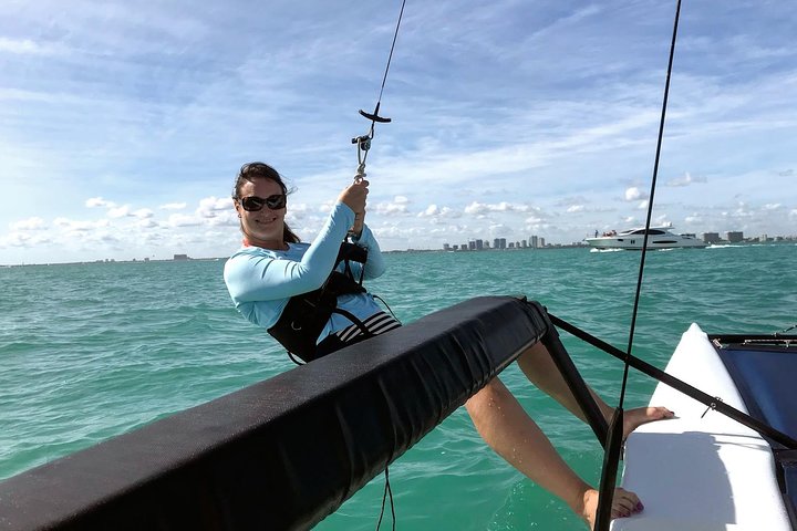 Aventure intime de voile éco-responsable dans la baie de Biscayne, Miami, avec snorkeling et observation de la faune, photo 6 | wizardtrip