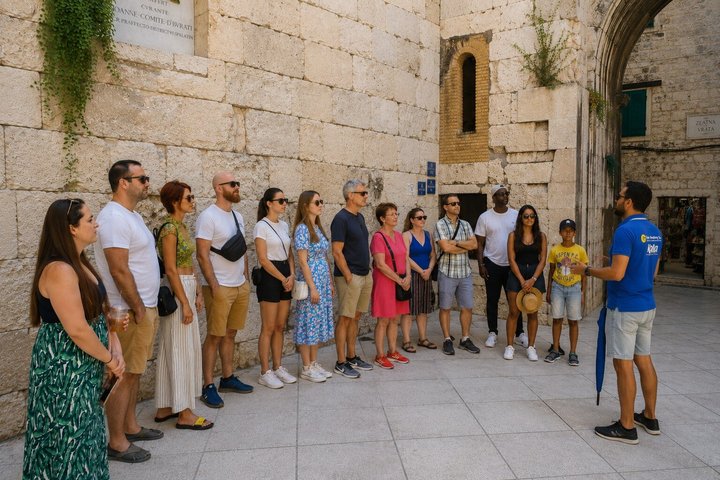 Explore Split's historic Diocletian's Palace and charming waterfront on a guided walking tour, photo 8 | wizardtrip