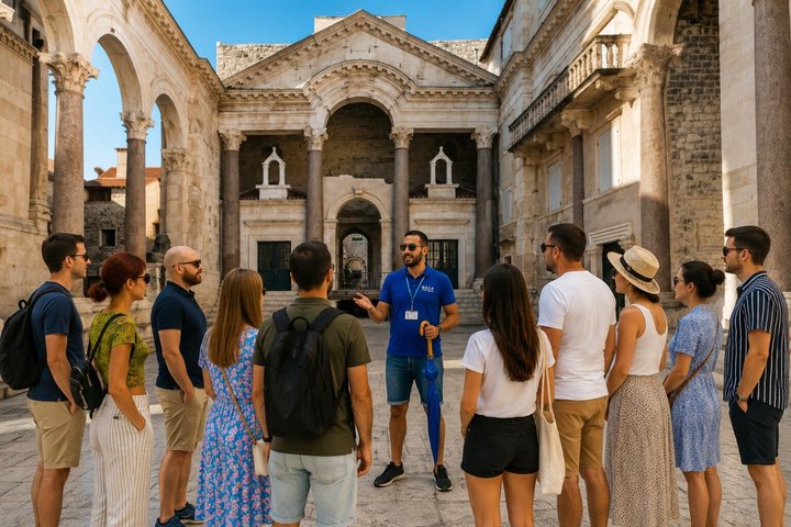 Explore Split's historic Diocletian's Palace and charming waterfront on a guided walking tour, photo 10 | wizardtrip