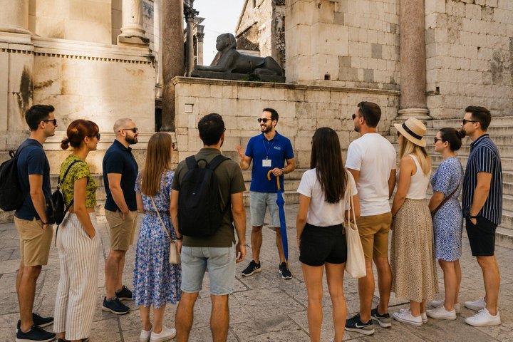 Explore Split's historic Diocletian's Palace and charming waterfront on a guided walking tour, photo 12 | wizardtrip