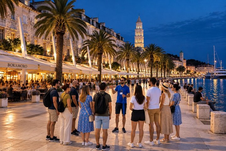 Explore Split's historic Diocletian's Palace and charming waterfront on a guided walking tour, photo 18 | wizardtrip