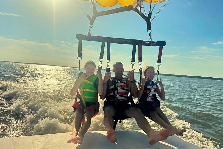 Parasailing avontuur op Hilton Head Island | wizardtrip
