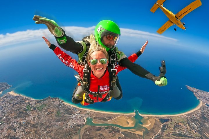 Algarve Tandem-Fallschirmsprung 15.000 Fuß (5000 m) | wizardtrip
