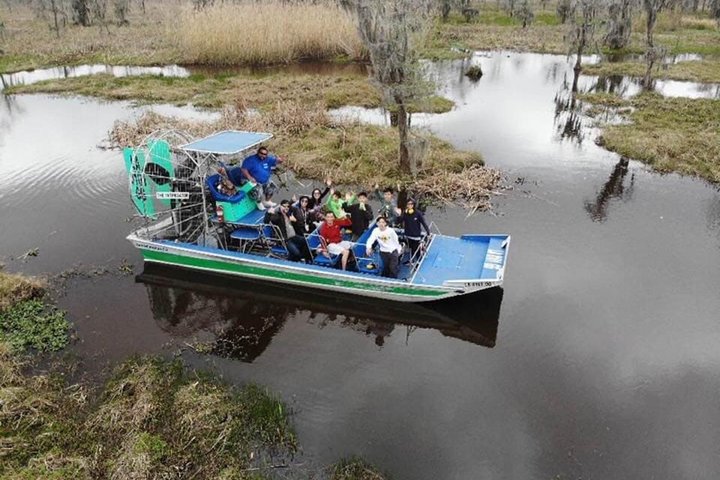 Découvrez une excursion exaltante en hydroglisseur dans les marais de La Nouvelle-Orléans, à la recherche d'animaux sauvages dans le bayou de Louisiane, photo 6 | wizardtrip