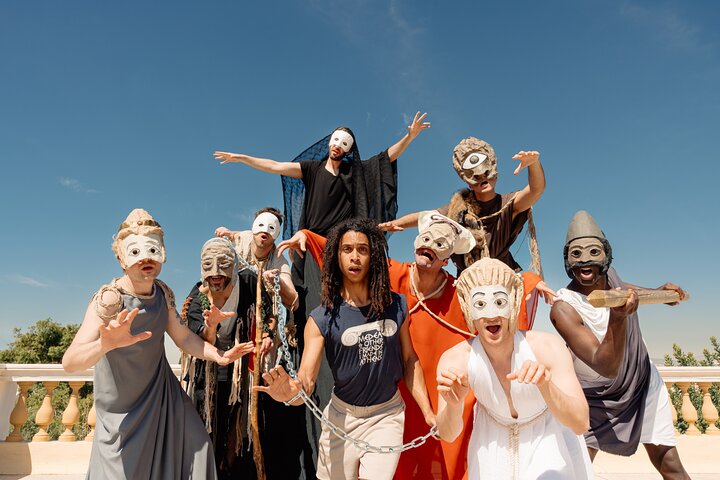 Spectacle de théâtre grec antique en plein air à Athènes, Grèce, photo 7 | wizardtrip