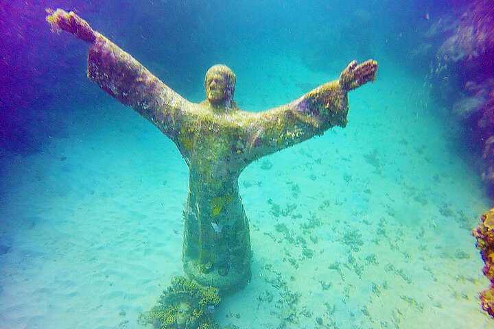 Profitez d'une visite guidée en plongée avec tuba des sculptures sous-marines uniques de Grenade et de ses récifs coralliens vibrants, photo 16 | wizardtrip