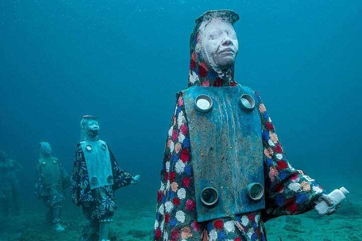 Profitez d'une visite guidée en plongée avec tuba des sculptures sous-marines uniques de Grenade et de ses récifs coralliens vibrants, photo 36 | wizardtrip