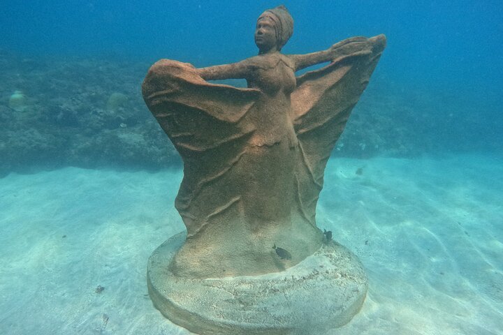 Profitez d'une visite guidée en plongée avec tuba des sculptures sous-marines uniques de Grenade et de ses récifs coralliens vibrants, photo 46 | wizardtrip