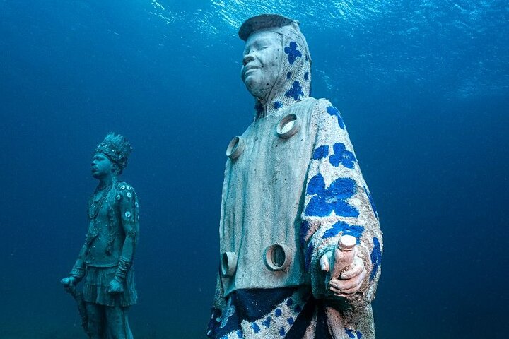 Profitez d'une visite guidée en plongée avec tuba des sculptures sous-marines uniques de Grenade et de ses récifs coralliens vibrants, photo 48 | wizardtrip