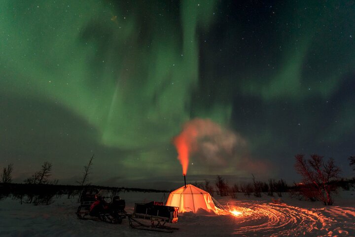 Jakt på nordlyset med fotografering i Abisko nasjonalpark, Sverige, foto 3 | wizardtrip