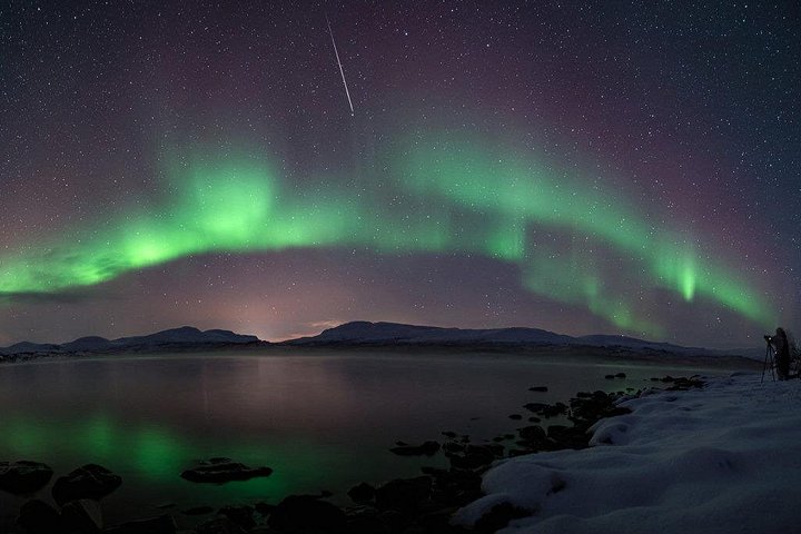 Jakt på nordlyset med fotografering i Abisko nasjonalpark, Sverige, foto 11 | wizardtrip