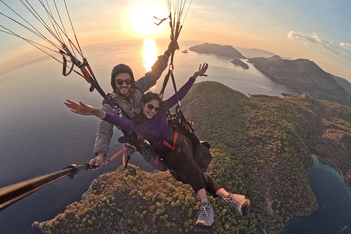 Oplev spændende tandem paragliding over Ölüdeniz, Fethiye, Tyrkiet med fantastisk luftudsigt, foto 30 | wizardtrip