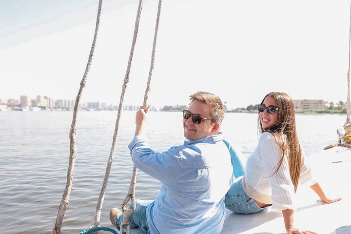 Luxe felucca zeiltocht op de Nijl in Caïro, Egypte, met inbegrepen lunch en hoteltransfers, foto 8 | wizardtrip