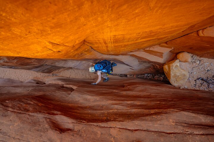 Oplev spændende canyoning med rapelling i slot-canyons i East Zion, Utah, foto 14 | wizardtrip