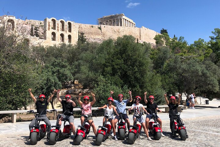 Visite guidée en e-scooter Fat E-Bike de l'Acropole d'Athènes | wizardtrip