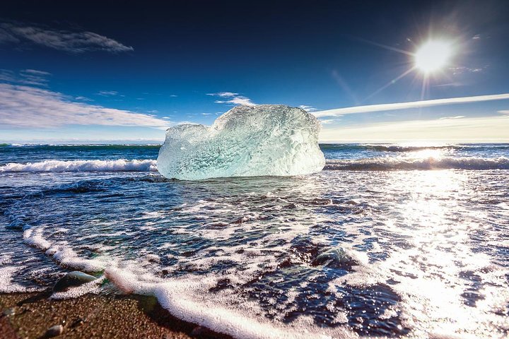 Excursion d'une journée sur la côte sud de l'Islande, avec le lagon glaciaire de Jökulsárlón, la Plage de Diamants et des cascades, photo 11 | wizardtrip