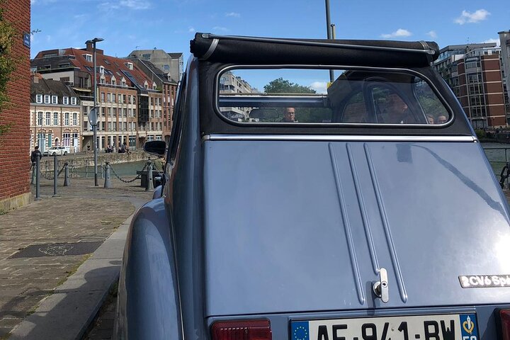 Tour Lille in een vintage 2CV cabriolet, verken de oude stad en bezienswaardigheden, foto 12 | wizardtrip