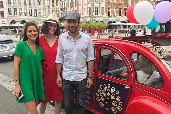Tour Lille in een vintage 2CV cabriolet, verken de oude stad en bezienswaardigheden, foto 13 | wizardtrip